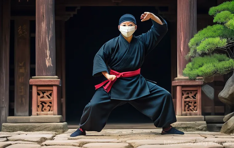 짱구와 닌자 대결 영화 리뷰 - **Prompt 1: "Shin-chan and the Nohara Family's Hilarious Ninja Encounter"**
    A vibrant, dynamic a...