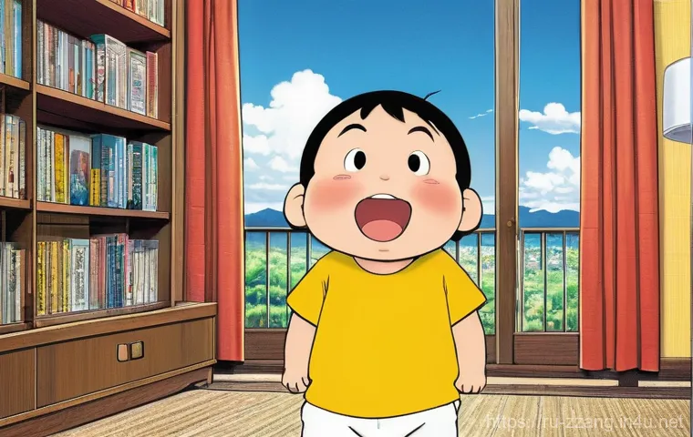 짱구 원작 만화와 애니메이션 차이 - **Original Manga Style - Bold and Provocative Humor:**
"A mischievous 5-year-old Shin-chan, wear...