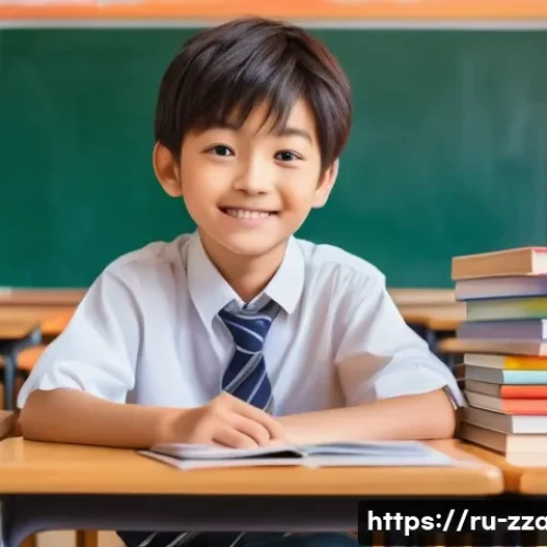 Home 31 짱구 논란의 중심 에피소드 - A detailed scene showing a young boy resembling a Japanese anime character in a classroom setting, w...